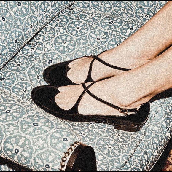 Camilla Elphic Lover Black Patent Flats